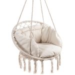 Scaun rotund tip leagan suspendat cu perna Confort Plus