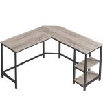 VASAGLE Birou de colt in forma de L