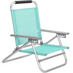 SONGMICS Scaun de plaja portabil cu spatar rabatabil in 4 pozitii