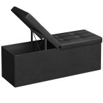 SONGMICS Taburet pliabil cu sezut moale