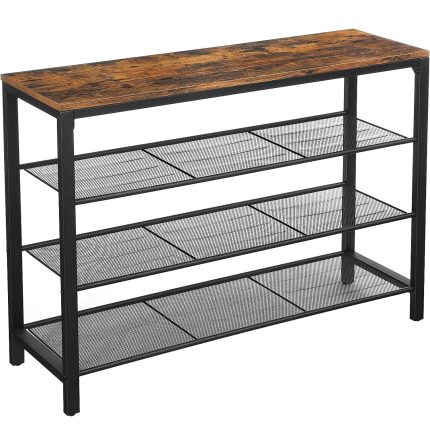 VASAGLE Raft pentru pantofi cu 3 polite