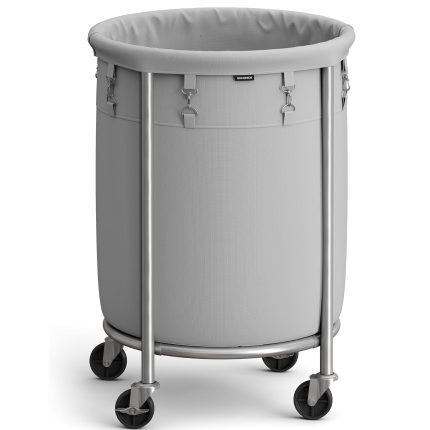 SONGMICS Cos de rufe rotund cu roti