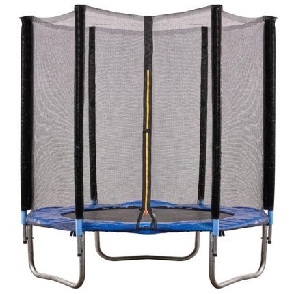 Trambulina cu plasa de protectie exterioara