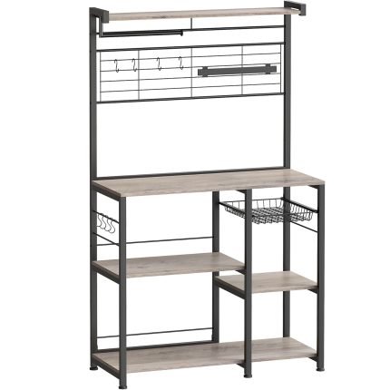 VASAGLE Raft de bucatarie cu spatiu pentru cuptorul cu microunde