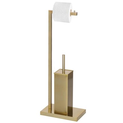 Stand cu perie WC si suport hartie igienica