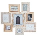 Rama foto Atmosphera Emile cu 8 cadre din lemn