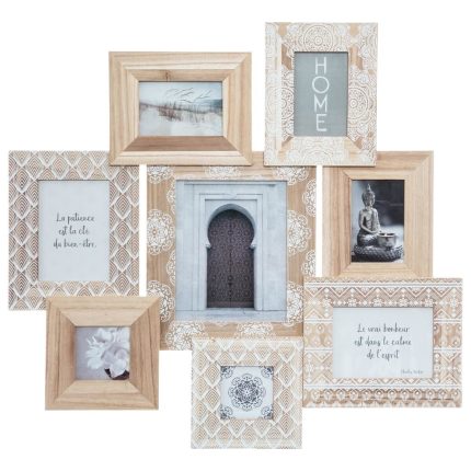 Rama foto Atmosphera Emile cu 8 cadre din lemn