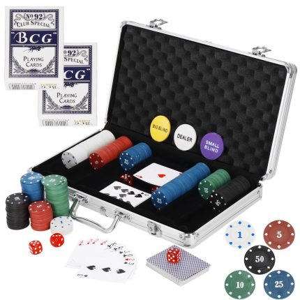 Set de Poker Complex cu 300 de jetoane