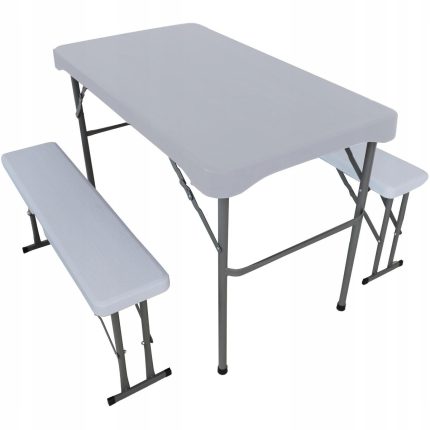 Set mobilier de camping pliabil