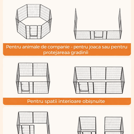 8 panouri modulare