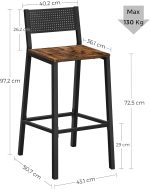 maro rustic si negru