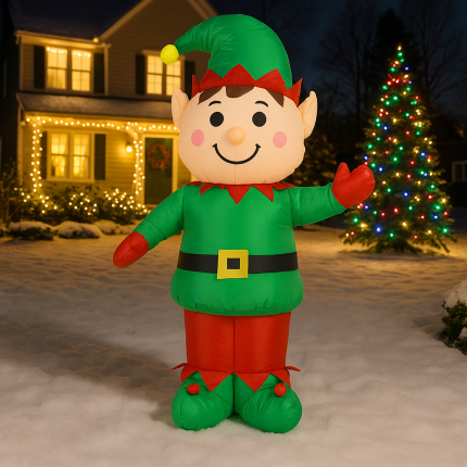 Elf gonflabil de exterior