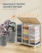 140L cu 3 compartimente si roti