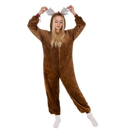Pijama tip salopeta pentru adulti