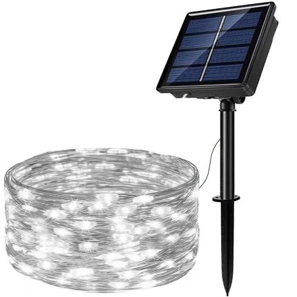 Ghirlanda luminoasa cu incarcare solara