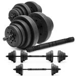 Set gantere si bara ajustabila 40 kg
