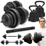 bara si kettlebell ajustabil 30 kg