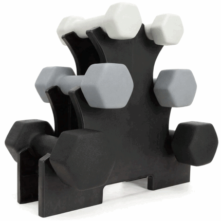 Set gantere din fonta cu invelis neopren