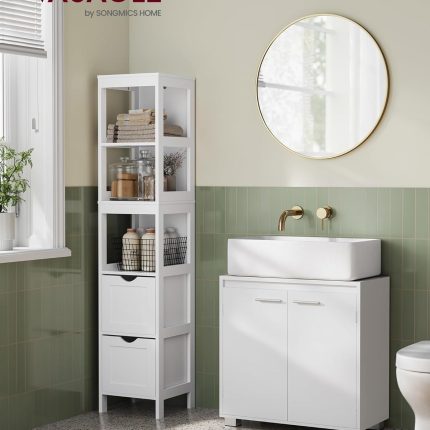 lavoar cu 2 usi si raft interior reglabil