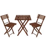 Set mobilier balcon sau terasa din lemn de fag