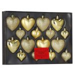 Set globuri decorative in forma de inima