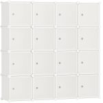 SONGMICS Dulap modular cu 16 cuburi si usi