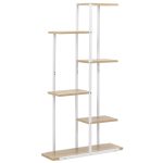Etajera cu 6 rafturi din metal si MDF