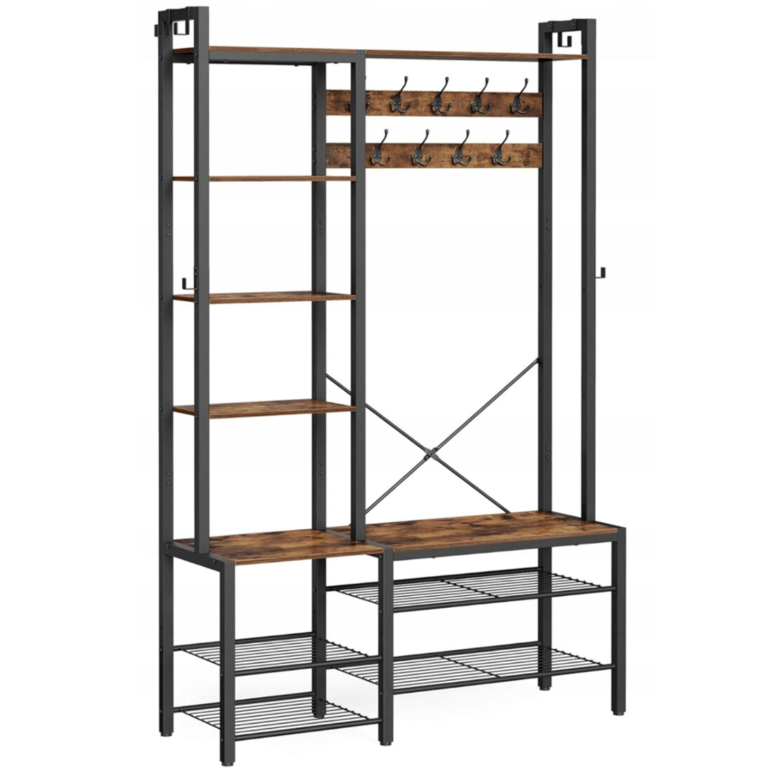 VASAGLE Cuier hol 4 in 1 cu banca VASAGLE Cuier hol 4 in 1 cu banca