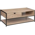 Masuta cafea 5Five Aliaj cu design rectangular