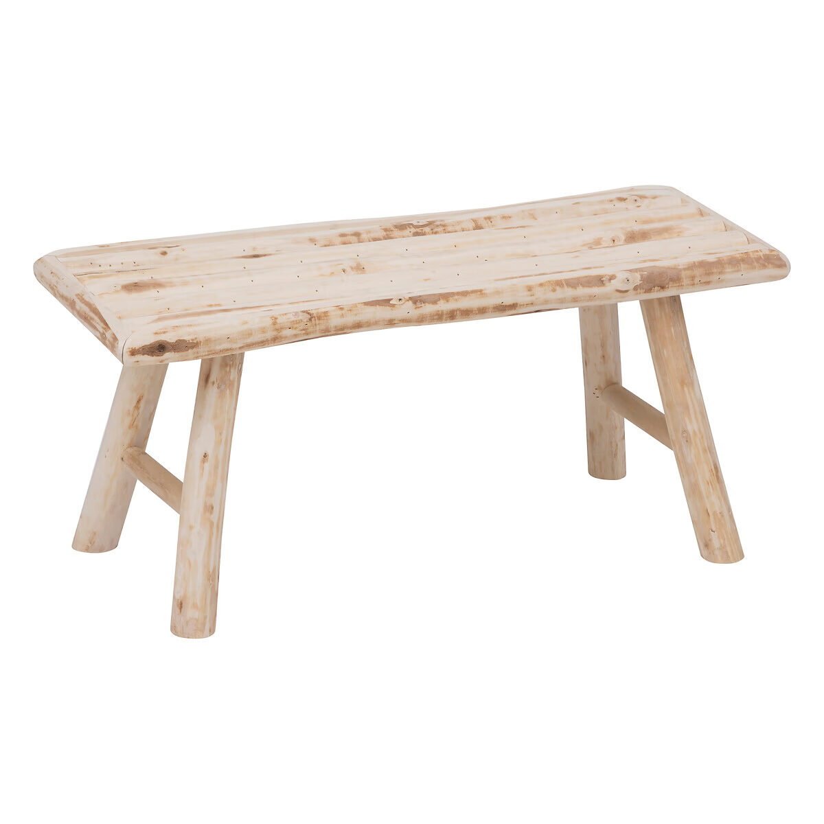 Atmosphera Woody bancuta decorativa din lemn de plop Atmosphera Woody bancuta decorativa din lemn de plop