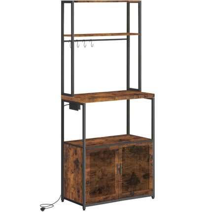 VASAGLE Raft bucatarie cu 4 prize