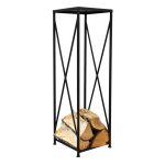 Suport metalic pentru lemne 34x34x111 cm