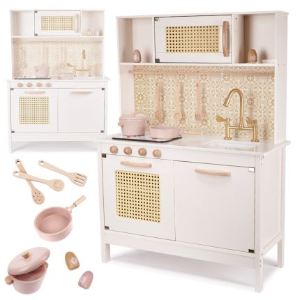 Bucatarie din lemn pentru copii 100x68x29 cm