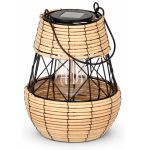 Felinar solar metalic decorativ pentru gradina