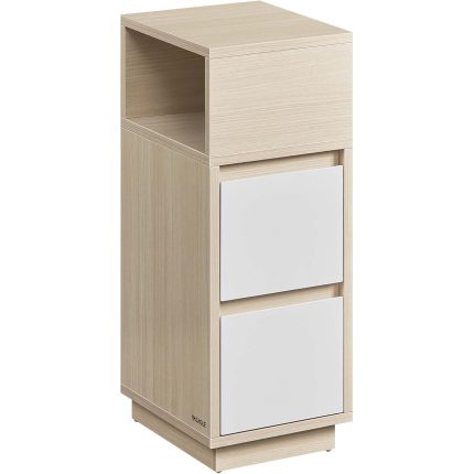 VASAGLE Noptiera ingusta cu 2 sertare