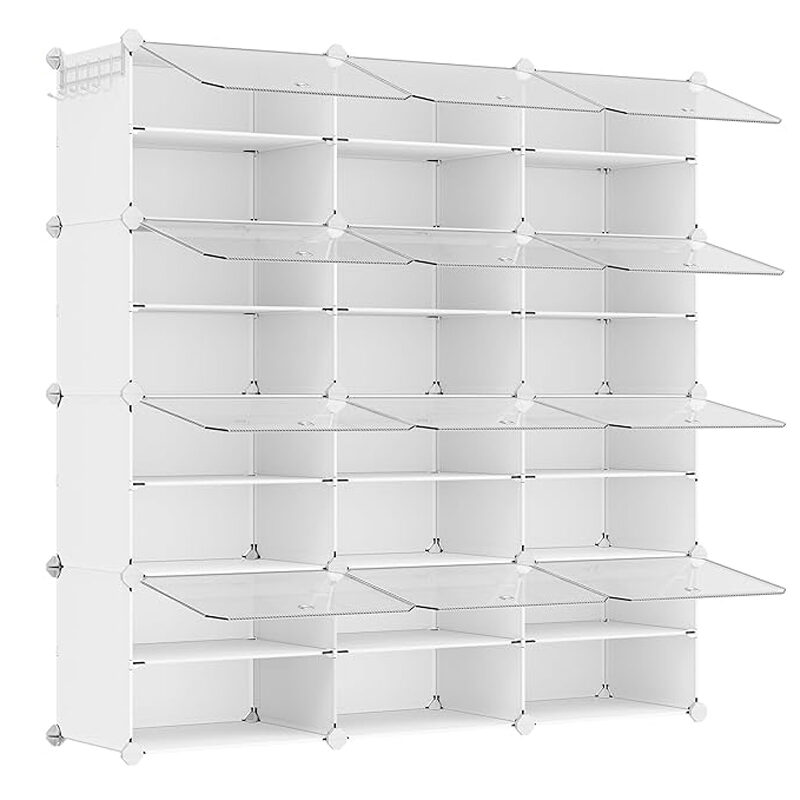 SONGMICS Organizator pantofi modular cu 12 compartimente SONGMICS Organizator pantofi modular cu 12 compartimente