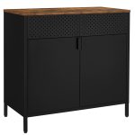 SONGMICS Dulap depozitare metalic cu 2 usi