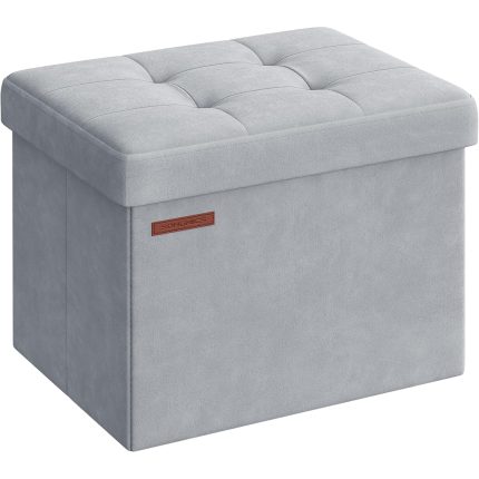 SONGMICS Taburet pliabil cu spatiu de depozitare