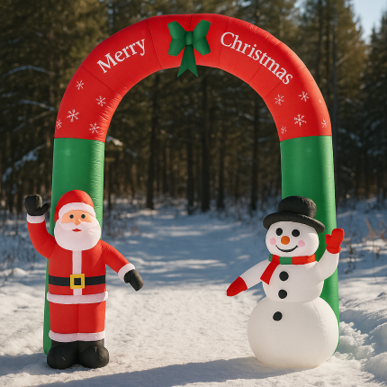 Arcada gonflabila de Craciun pentru exterior