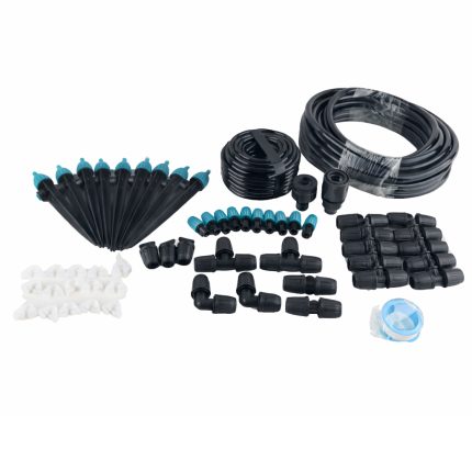 Set irigare gradina 44 piese cu furtun PVC si stropitori