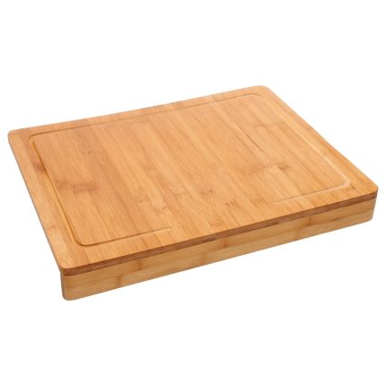 Tocator bucatarie 5Five Bamboo cu sant de colectare