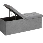 SONGMICS Bancuta pliabila cu capac si spatiu de depozitare