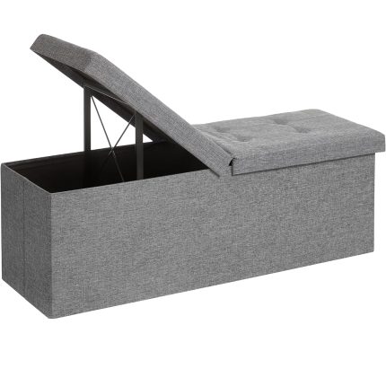 SONGMICS Bancuta pliabila cu capac si spatiu de depozitare