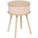 Noptiera rotunda Atmosphera Nysos cu 2 usi glisante si raft interior