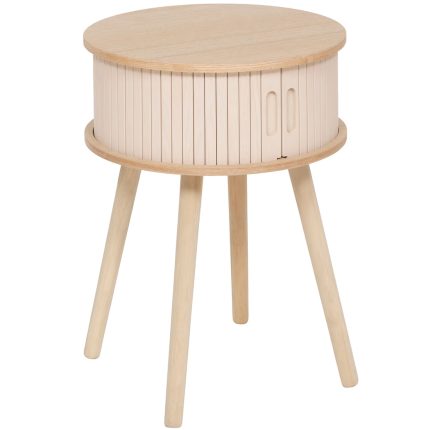 Noptiera rotunda Atmosphera Nysos cu 2 usi glisante si raft interior