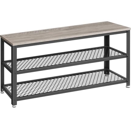 VASAGLE Raft pentru pantofi cu 2 polite