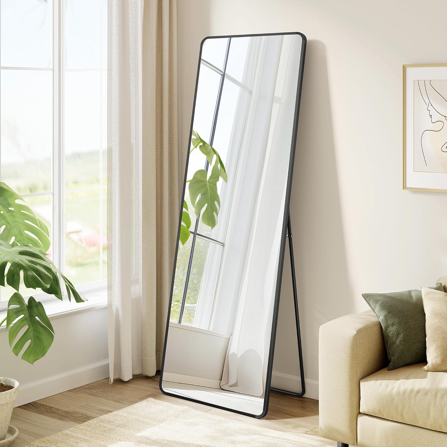 SONGMICS Oglinda de podea tip dressing SONGMICS Oglinda de podea tip dressing
