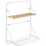 SONGMICS Suport prosoape pliabil de perete