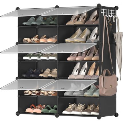 SONGMICS Dulap pantofi modular cu 6 compartimente