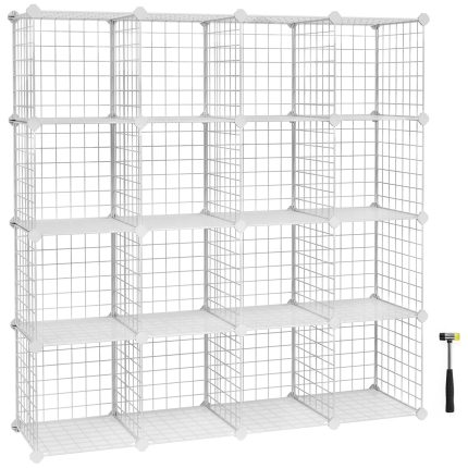 SONGMICS Organizator cu 16 cuburi modulare de depozitare